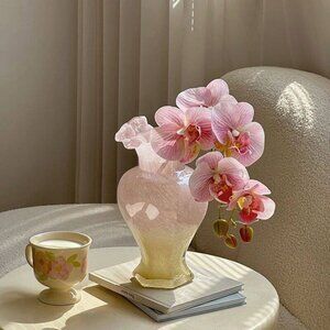 Contemporary Blush Centerpiece Vase